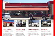 Gas station and auto repair website.  Three differ