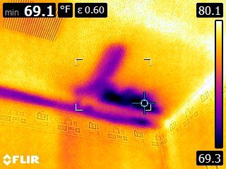 Thermal imaging included in each inspection. The d