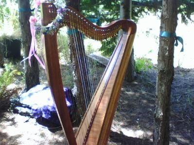 Wedding Harp - perfect for a summer wedding!