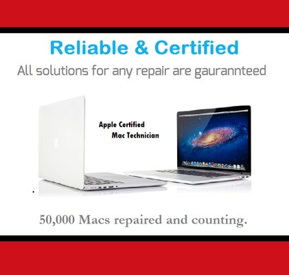 Reliable & Certified Repair Professionals | 50,000