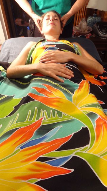 I always use a sarong instead of a heavy sheet to 
