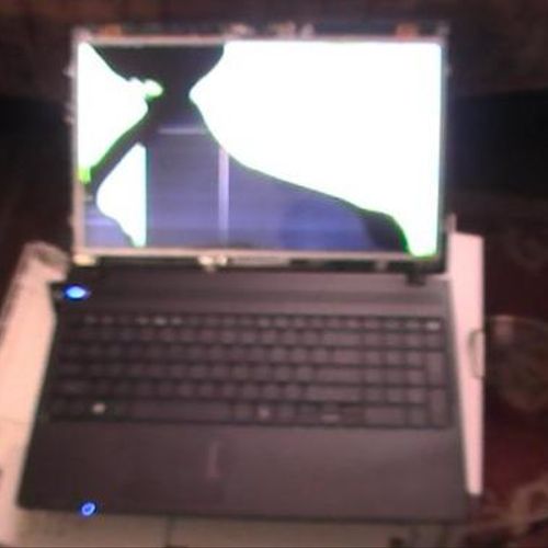 This is a Laptop with damaged screen We replace Th