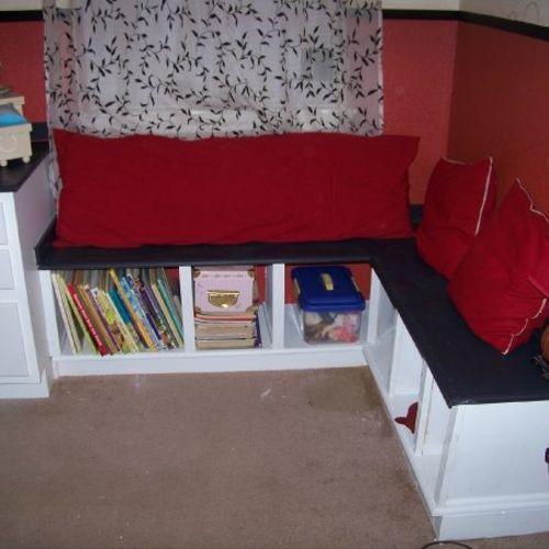 reading nook for chateau bedroom