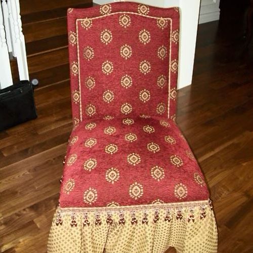 custom designed french country dining chair