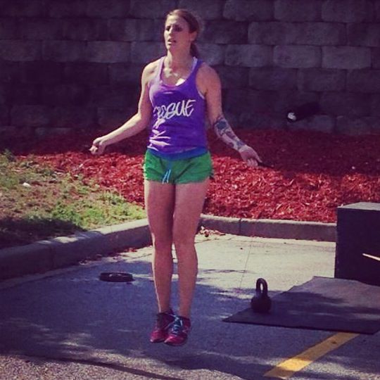 Angela after gaining 12lbs of lean muscle