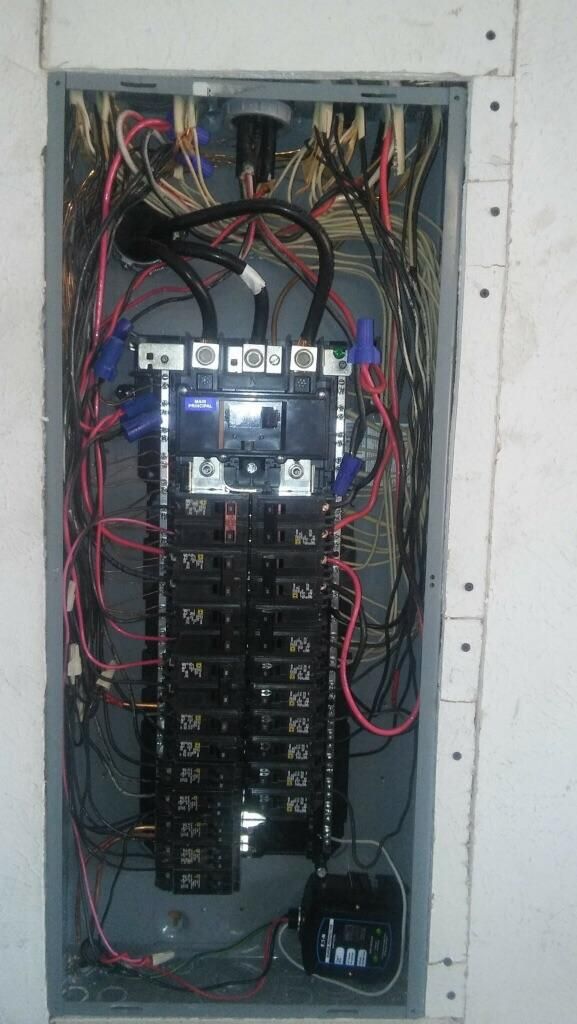 200 Amp Panel Up With Grounding 