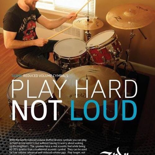 Ad I designed and shot the photo for Zildjian