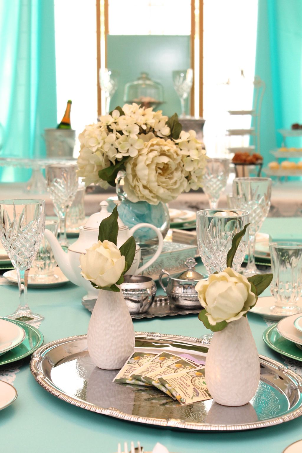 High Tea at Tiffany's themed tea party. Great for 