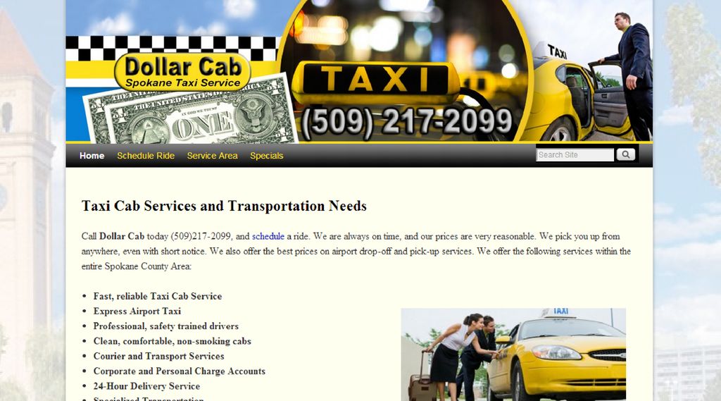 Website Example
http://spokane-taxicab.com