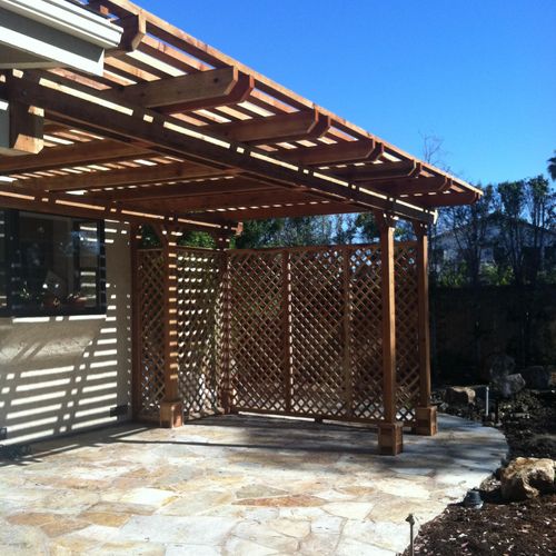 Redwood Patio Cover