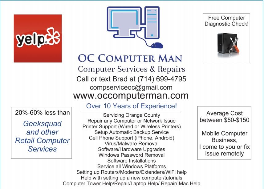 OC Computer Man Mailer