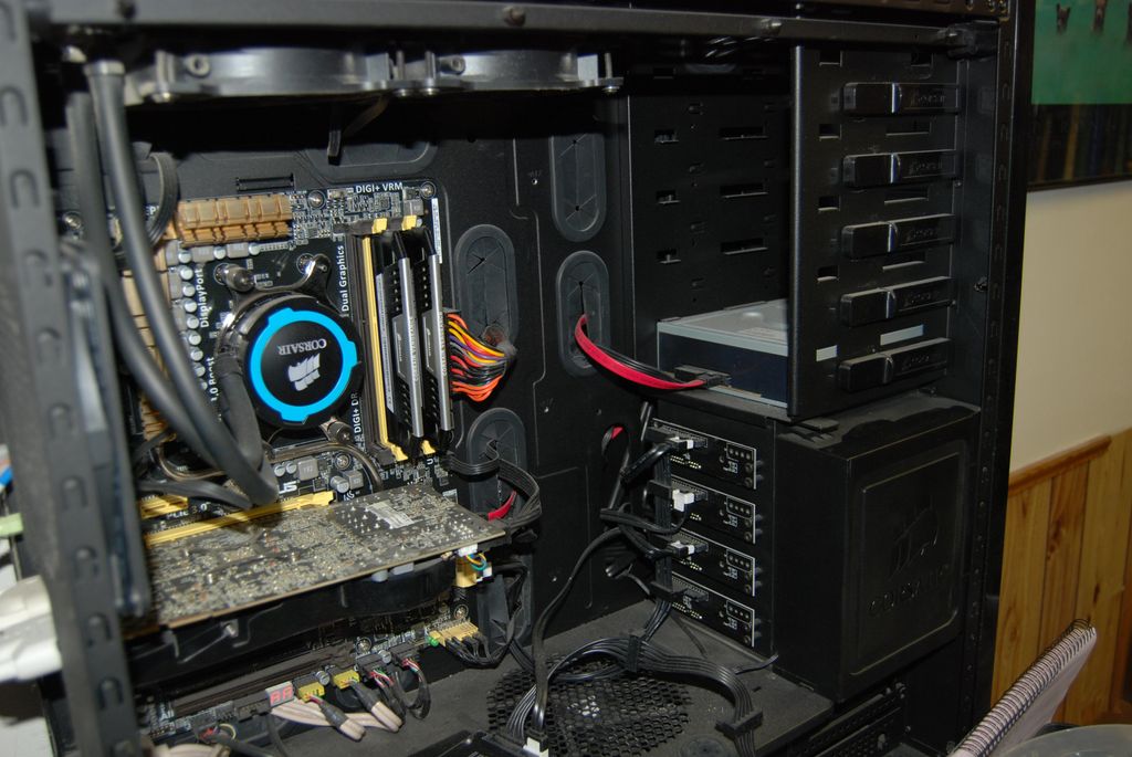 My custom built PC interior front