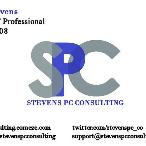 Stevens PC Consulting Business Card