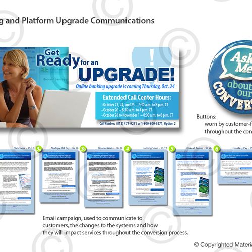 Customer Communications: Banners, Badges, eMail Ca