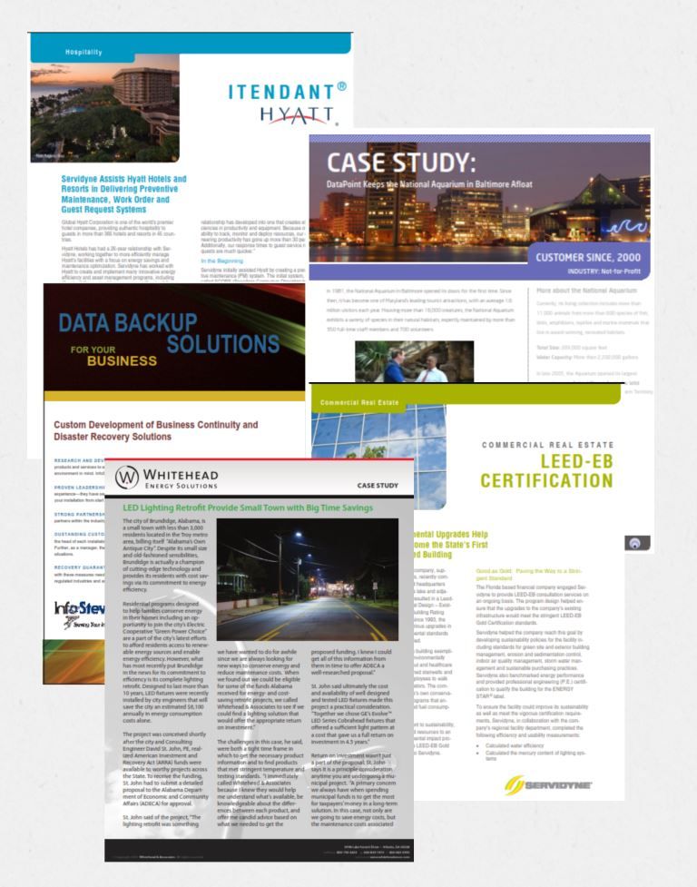 CASE STUDIES

Case studies are mini sales calls, a
