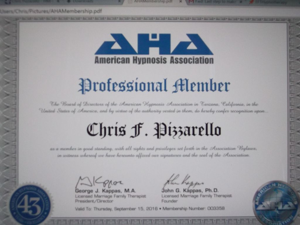 American Hypnosis Association Professional Members