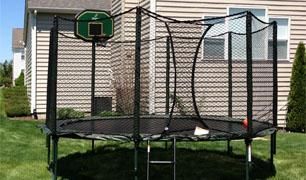 Trampoline Assembled and ready