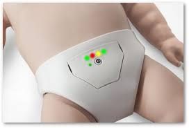 Lights indicate proper rate of compression while c