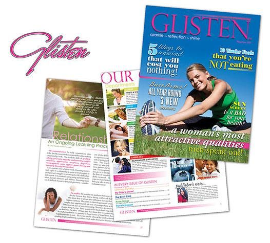 Glisten - Health & Fitness Magazine Design