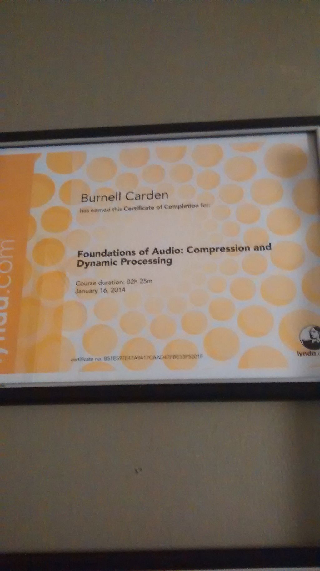 Foundation of Audio: Compression and Dynamic Proce