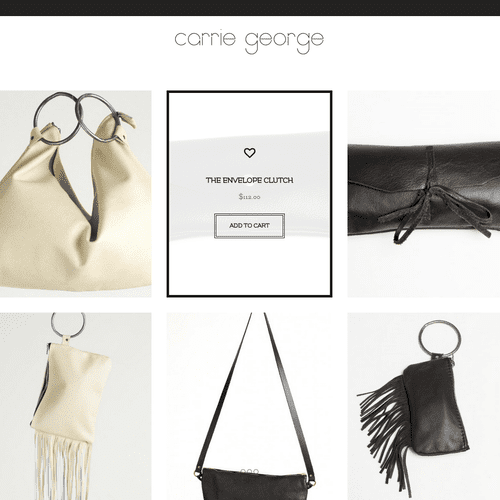 Carrie George Leather Company Site and Online Stor