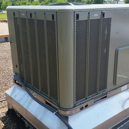 New 5-ton Trane Roof Top Gas-A/C Packaged System