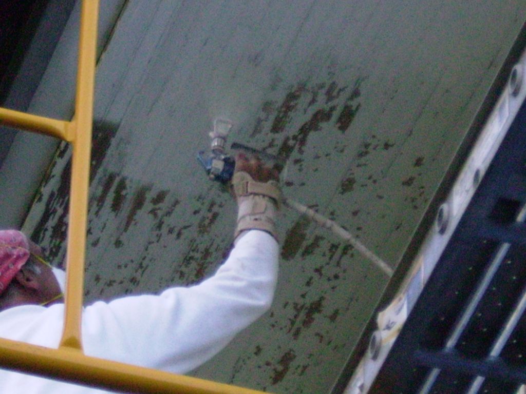 Spray & brush.