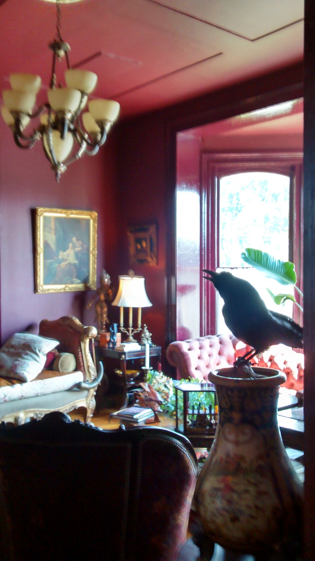 Historical Home Living Room "The Poe Room" (after)