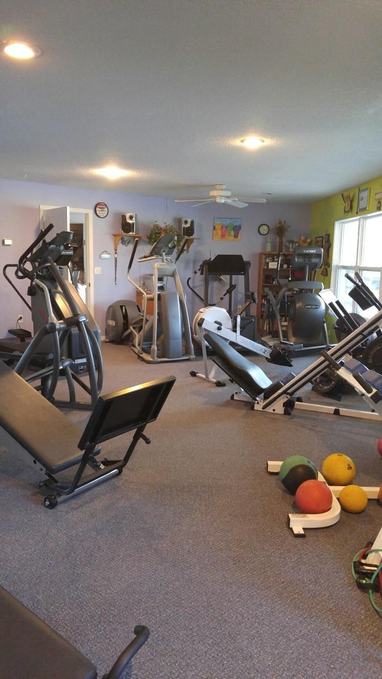 Cardio Equipment:  treadmill, several types of ell