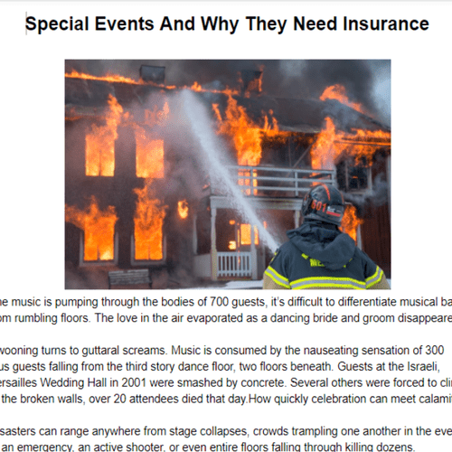 Blog Post On Special Events For Insurance Agency-1