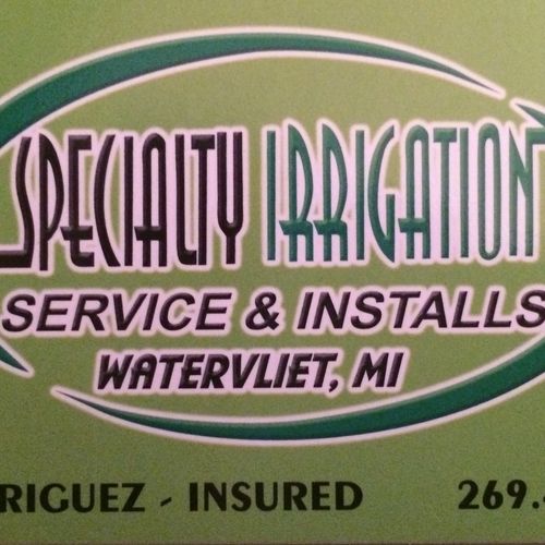 Specialty Irrigation