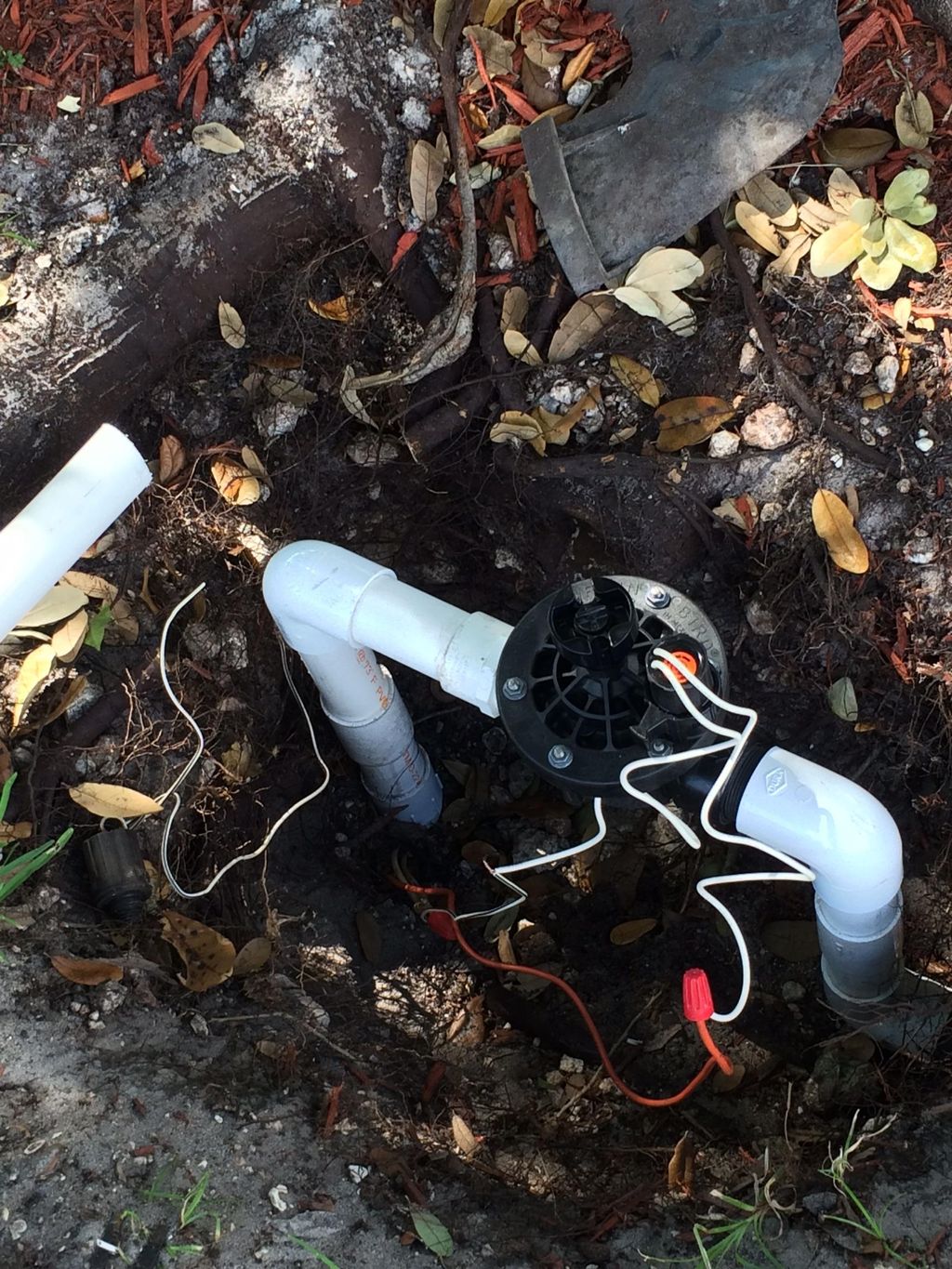 Replaced irrigation valve