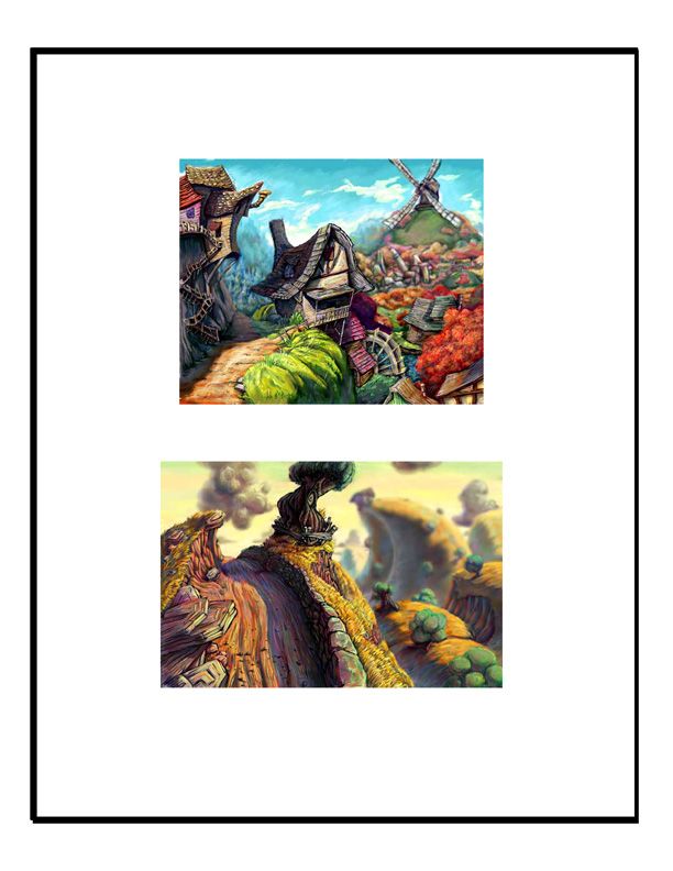 Digital Illustrations, Set Designs, Concept Design