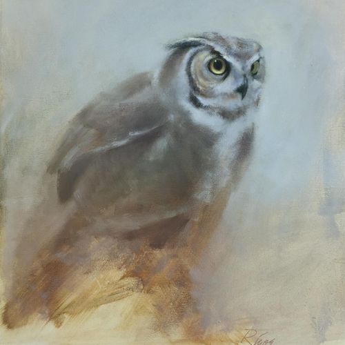Great Horned Owl
Oil 16 x 20" Neil Rizos
rizosart.