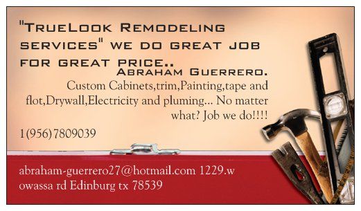 TrueLook Remodeling services