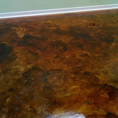 Stained Concrete floor