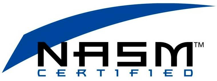 NASM certifications are at the top with rigorous s