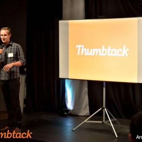 Thumbtack hired us for their event.  :)