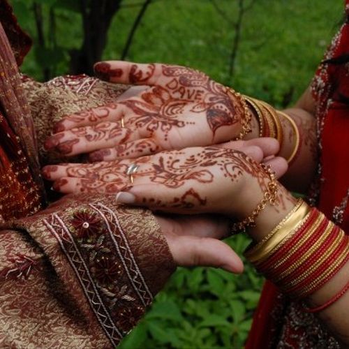 Henna, cultural wedding