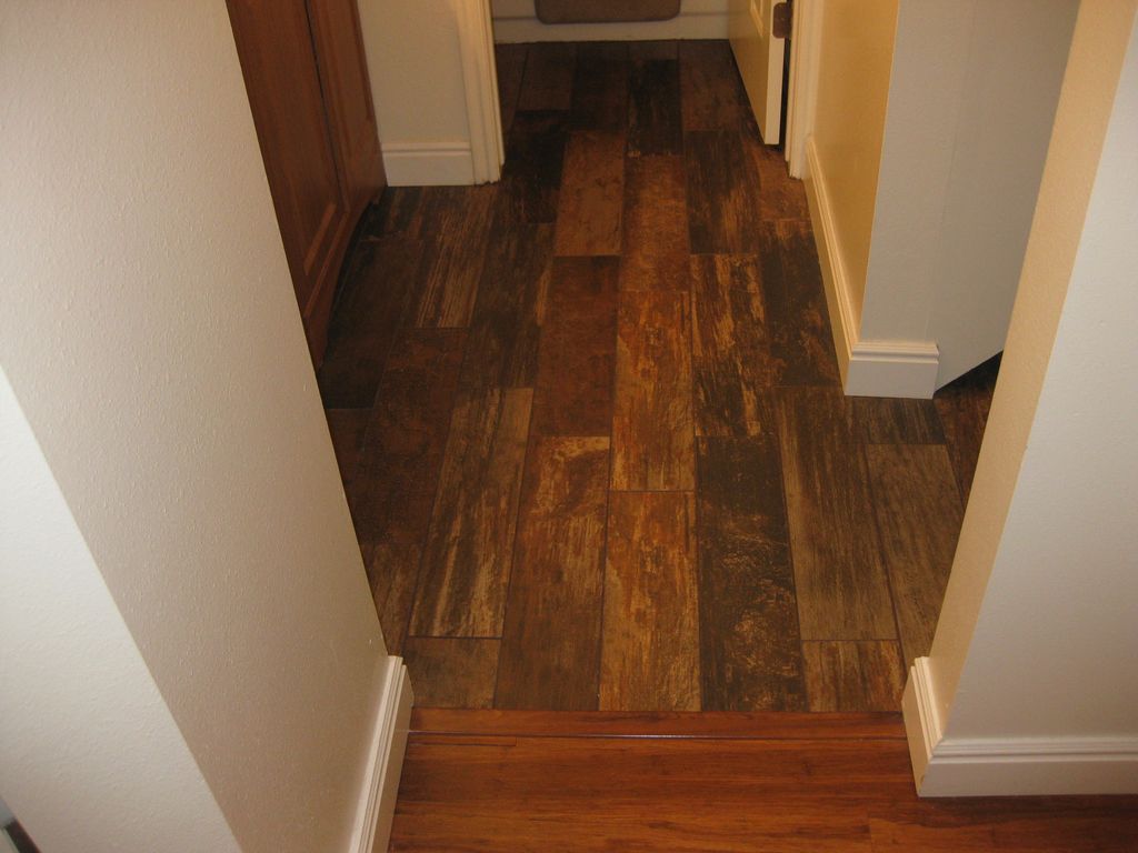 Tile in bathroom
