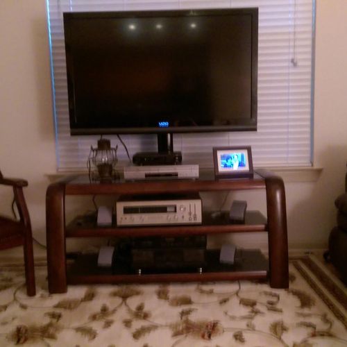 Home Entertainment Center I put together that has 