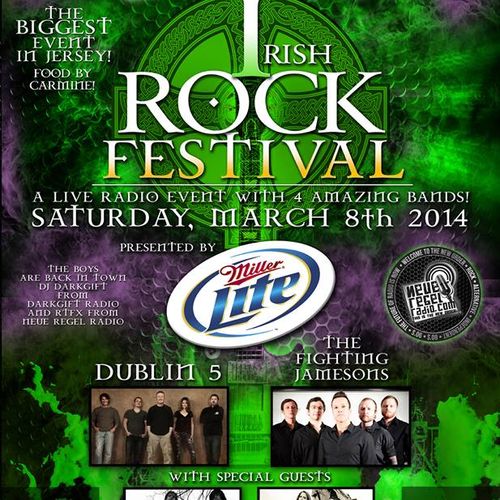 I Rock Festival poster for The 2014 St. Patricks D