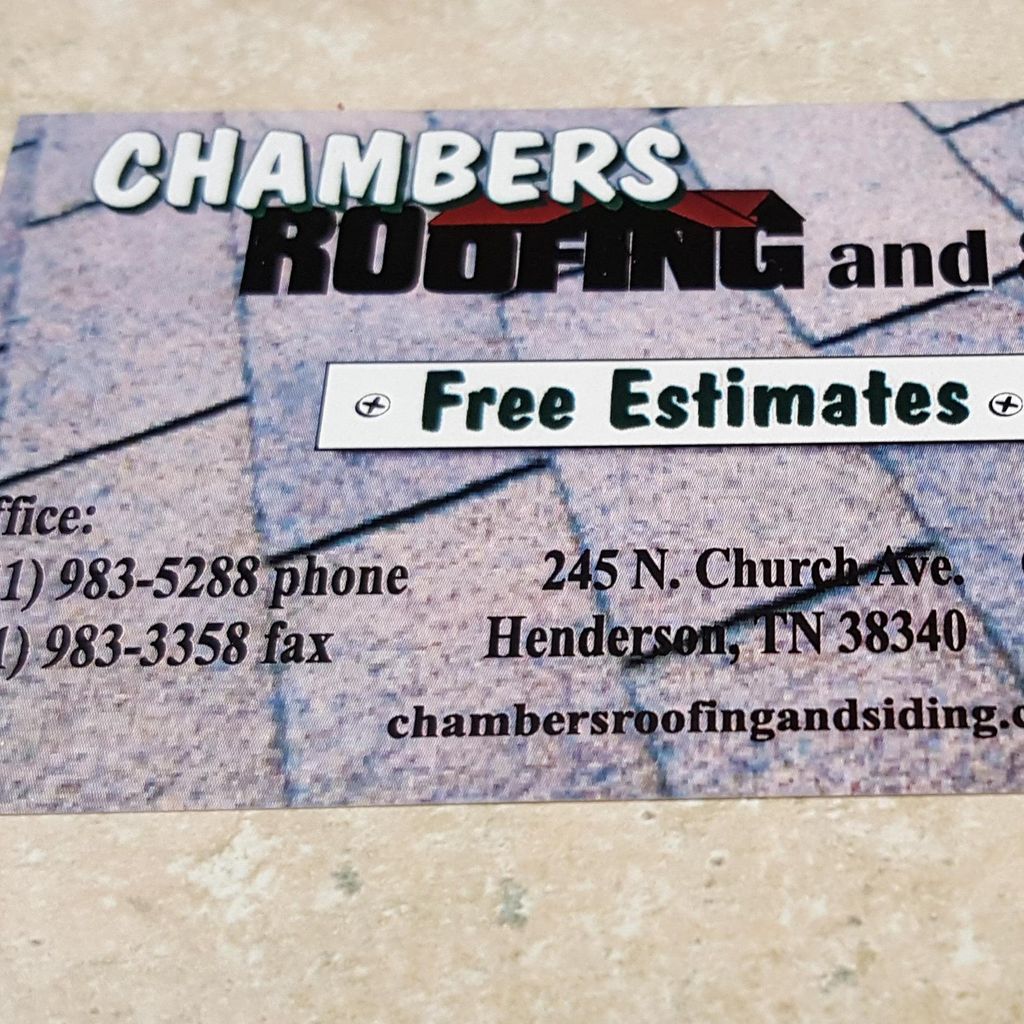 Chambers Roofing & Siding