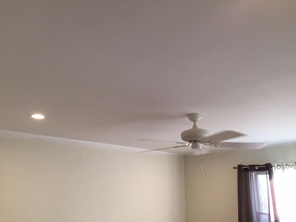 This used to be a popcorn texture ceiling.