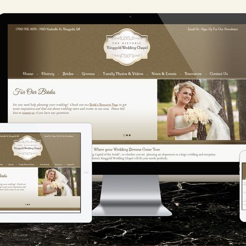 Ringgold Wedding Chapel - Website & Logo