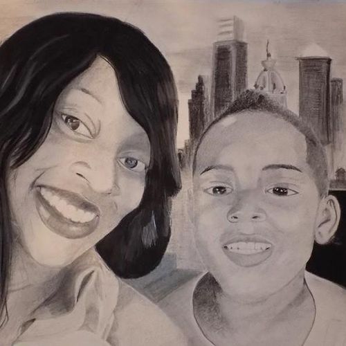 Mother's Day 2015 Portrait commissioned for a clie