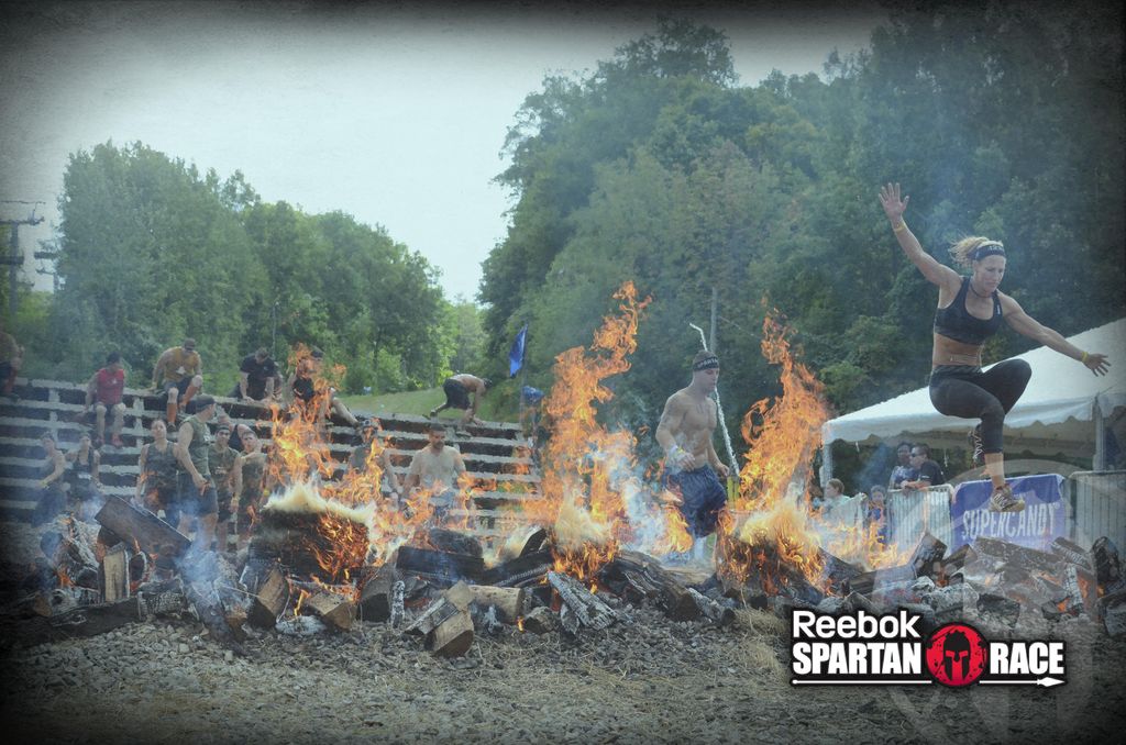 fire jump at Spartan Race 2013