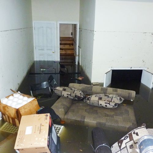 A flooded basement can be a real mess. We can extr