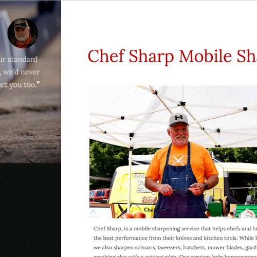 Chef Sharp Mobile | Website, SEO, and Lead Generat