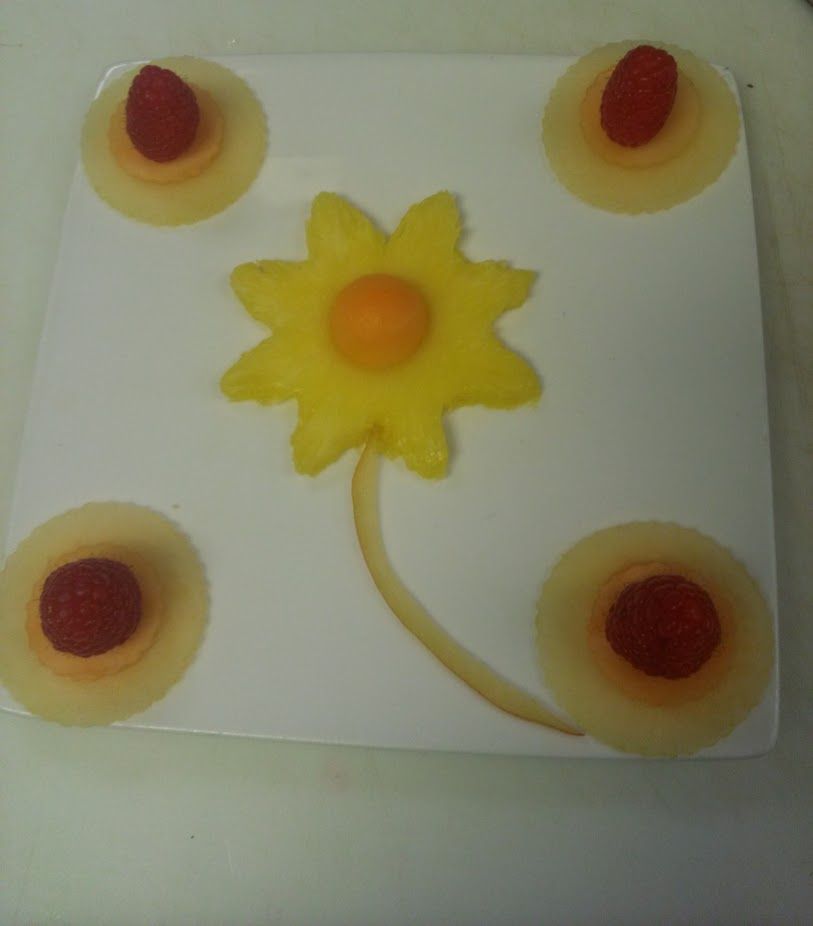 Fruit plate for a nice spring day